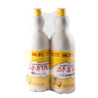 ANITA BLEACH (LEMON) - 1 LTR TWIN PACK